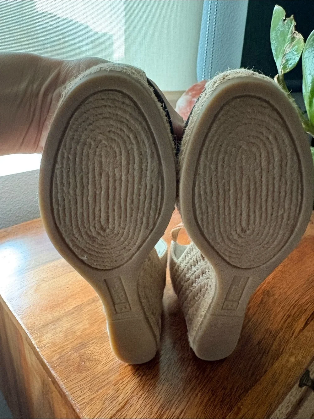 White Mountain “Mamba” Espadrille Wedges - NWOT